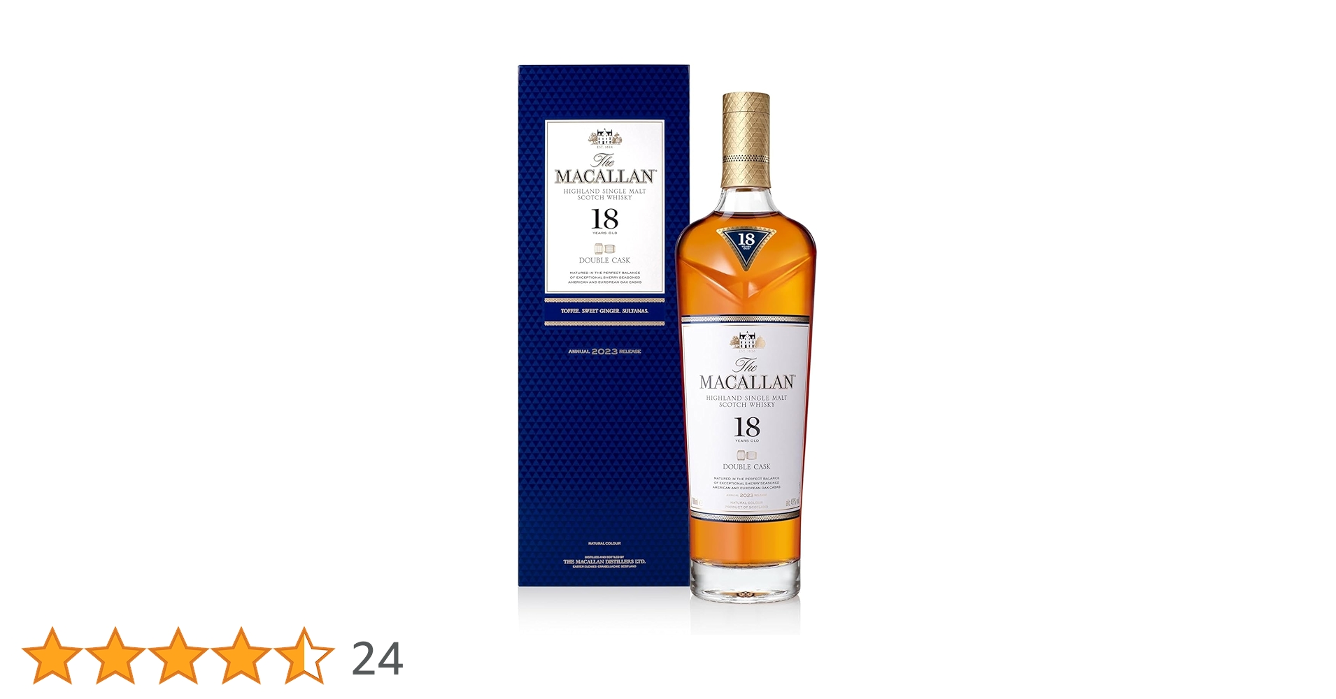 The Macallan 18 Double Cask 2023年 Macallan 18 years Double Cask - A sublime and exclusive